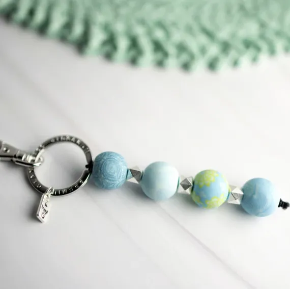 Bermuda Blue 4-Ball Keychain