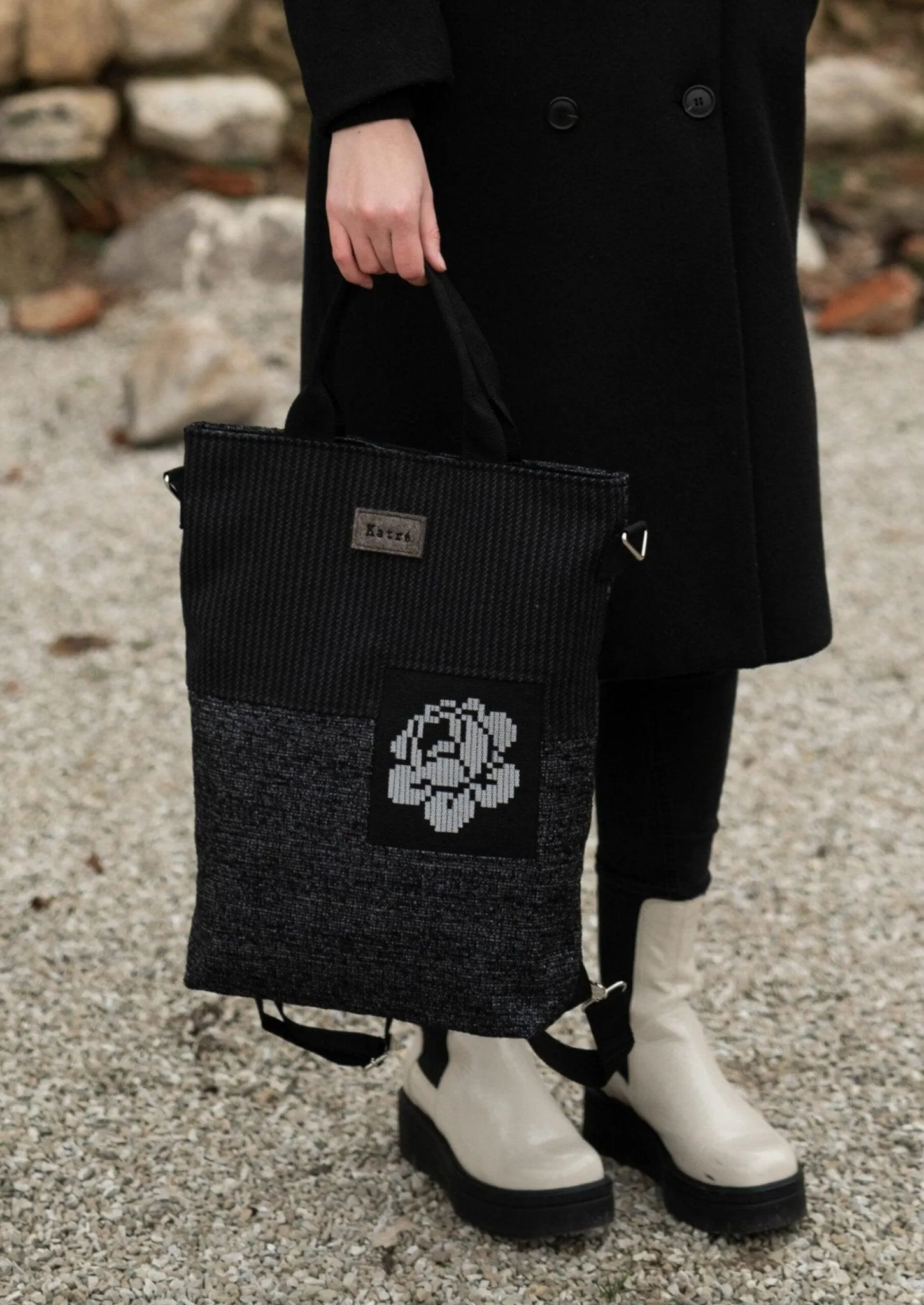 Black 3in1 bag KARMEN