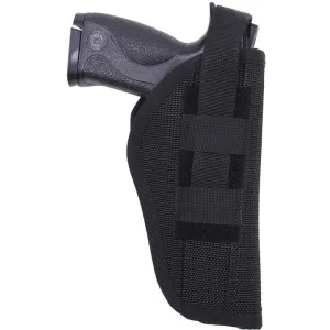 Black - Police Tactical Cordura Adjustable Holster 4 in. 5 in.