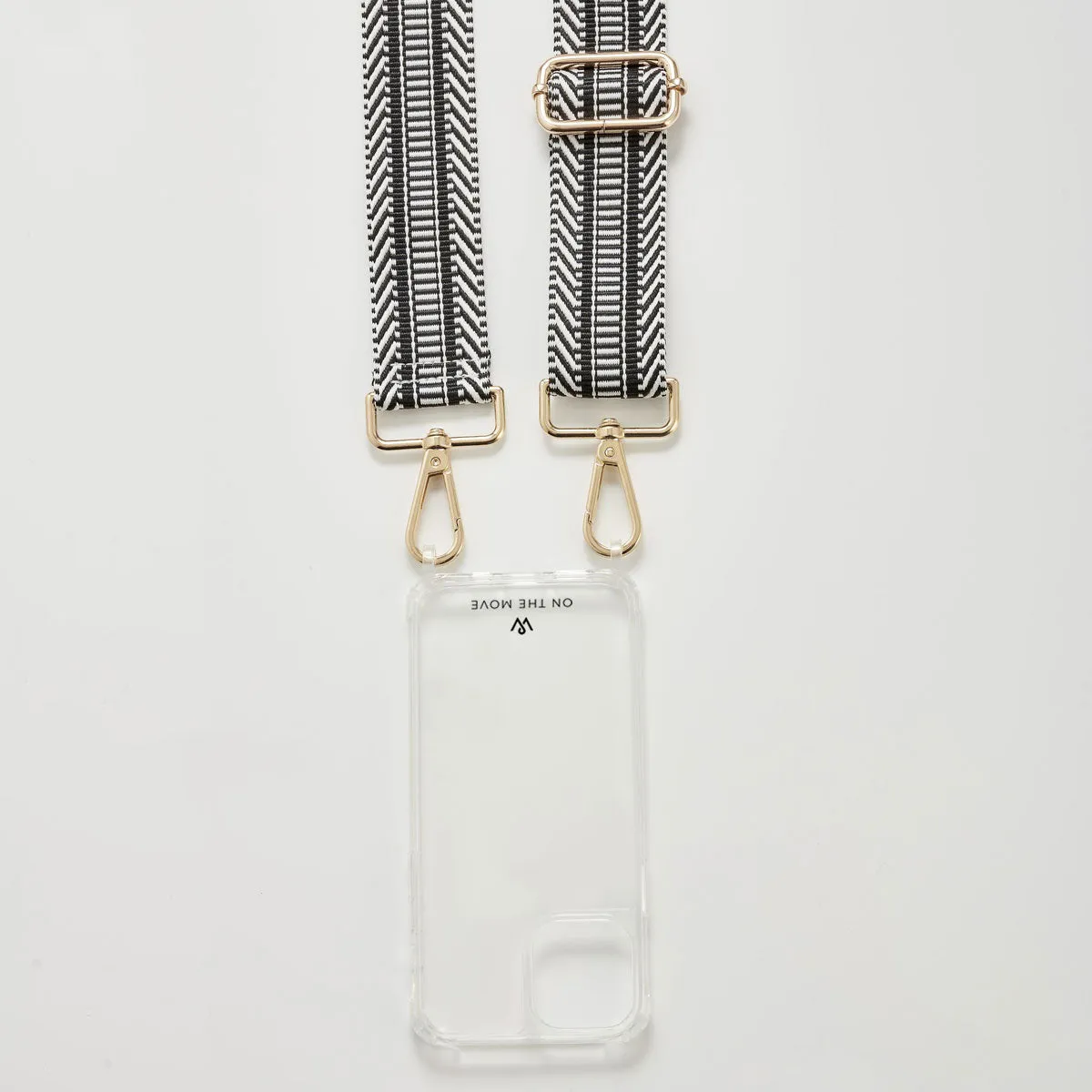 Black Stripes Woven Strap