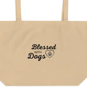 Blessed with Dogs X-Large Tote/ Shopping Bags