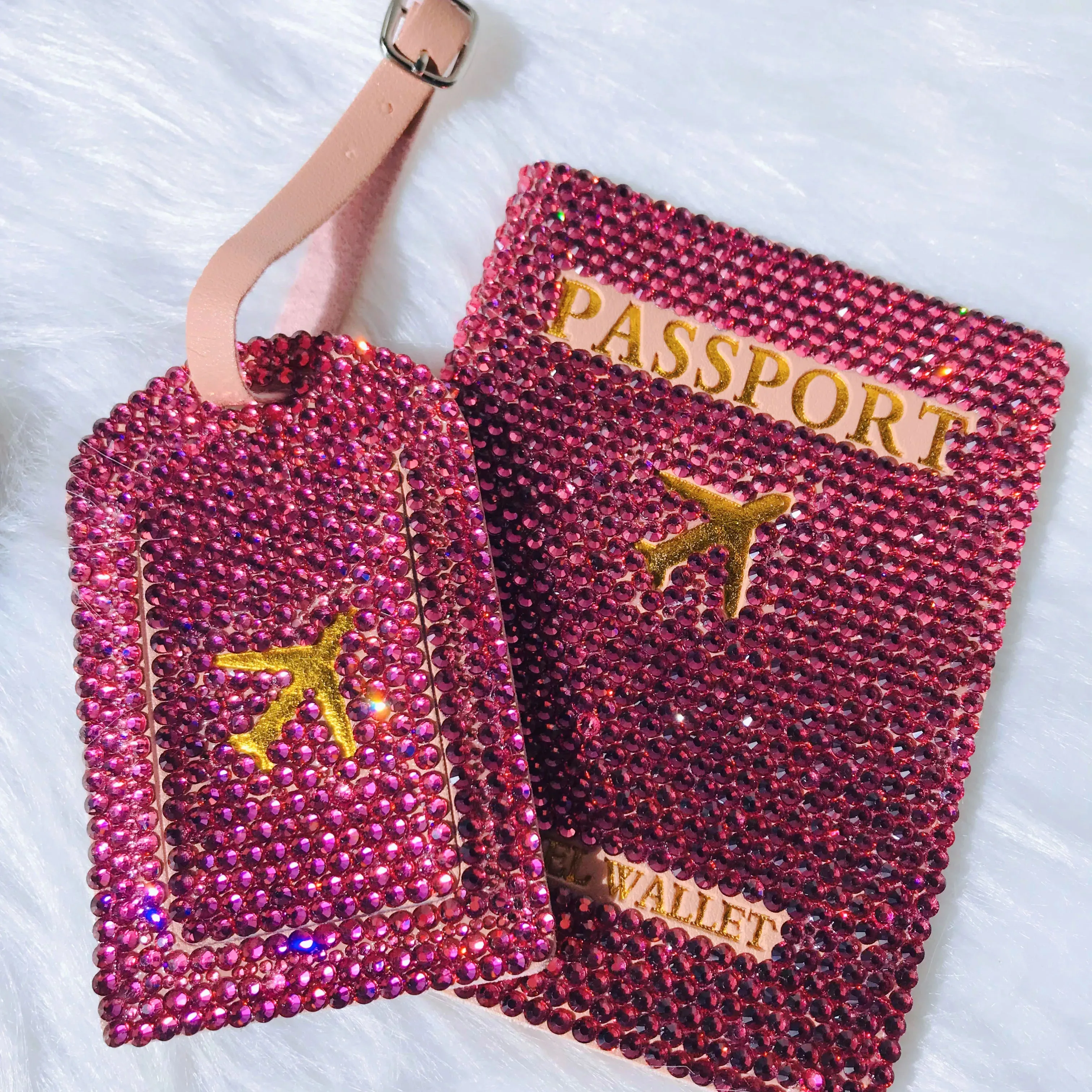 Bling Passport Holder/Luggage Tag