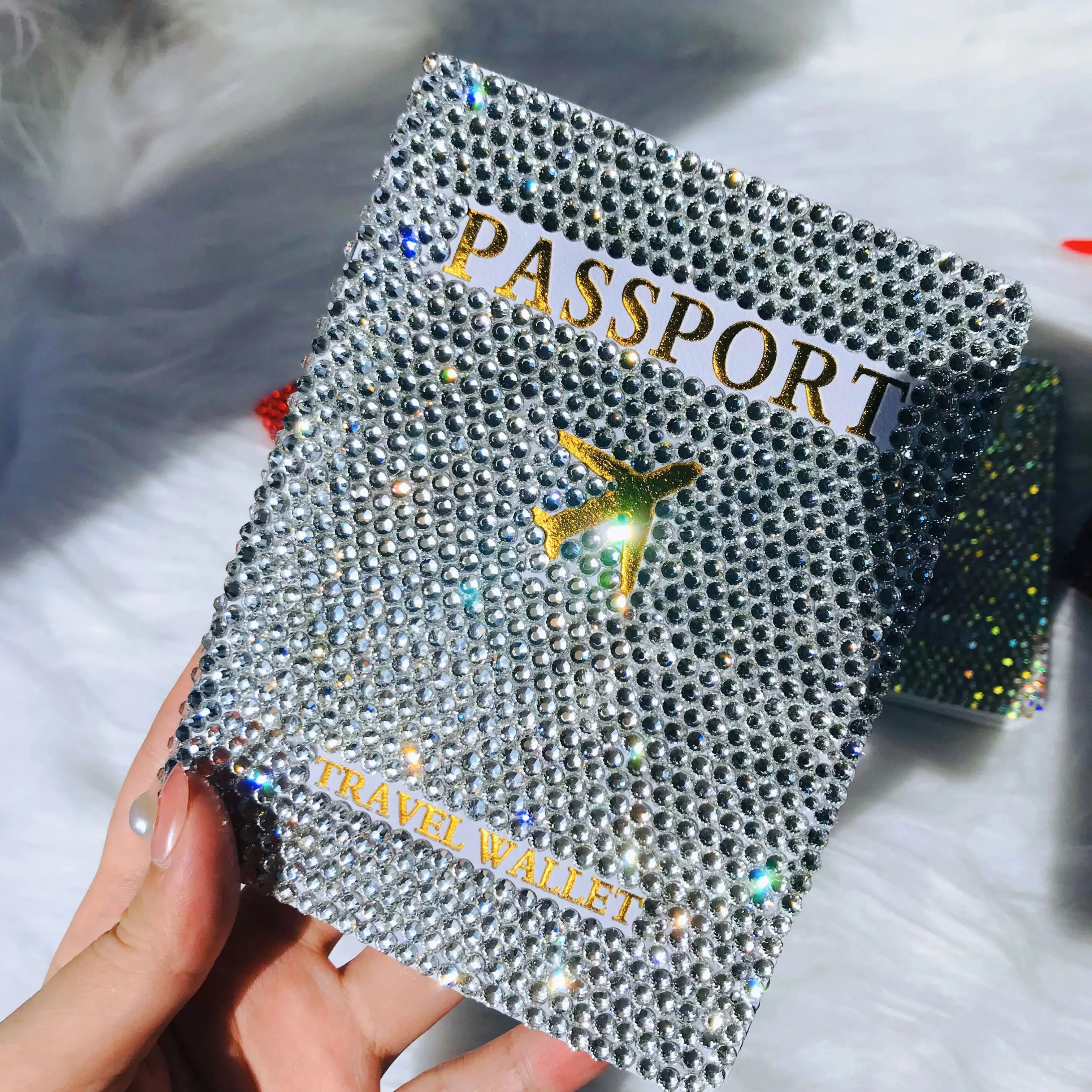 Bling Passport Holder/Luggage Tag