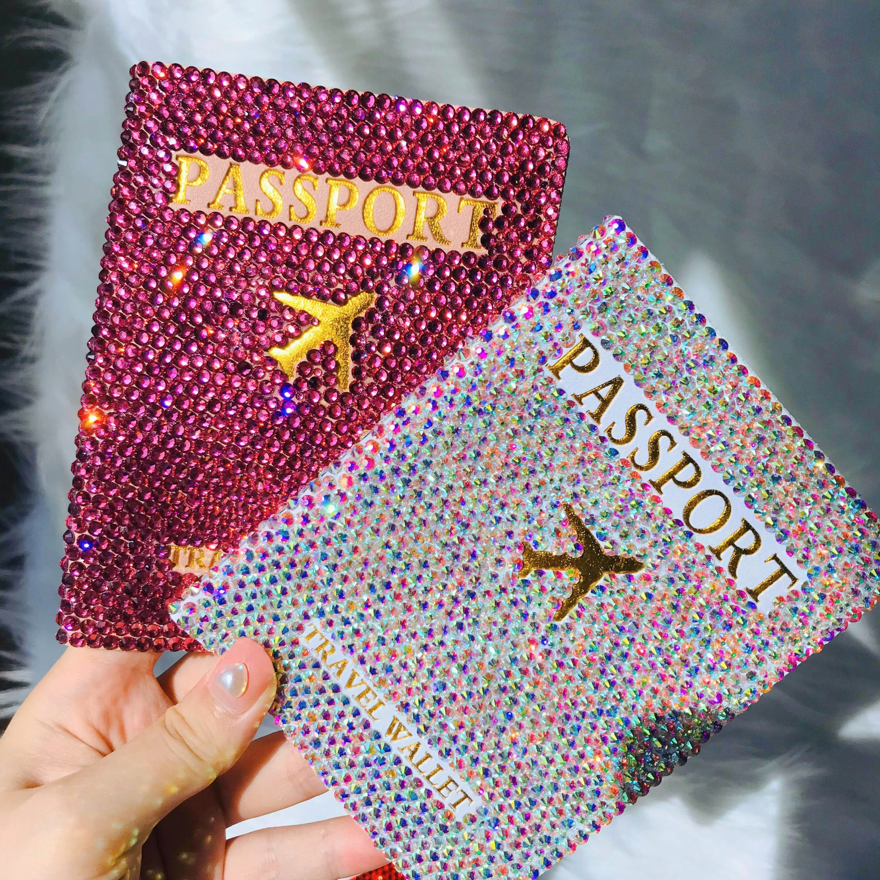 Bling Passport Holder/Luggage Tag