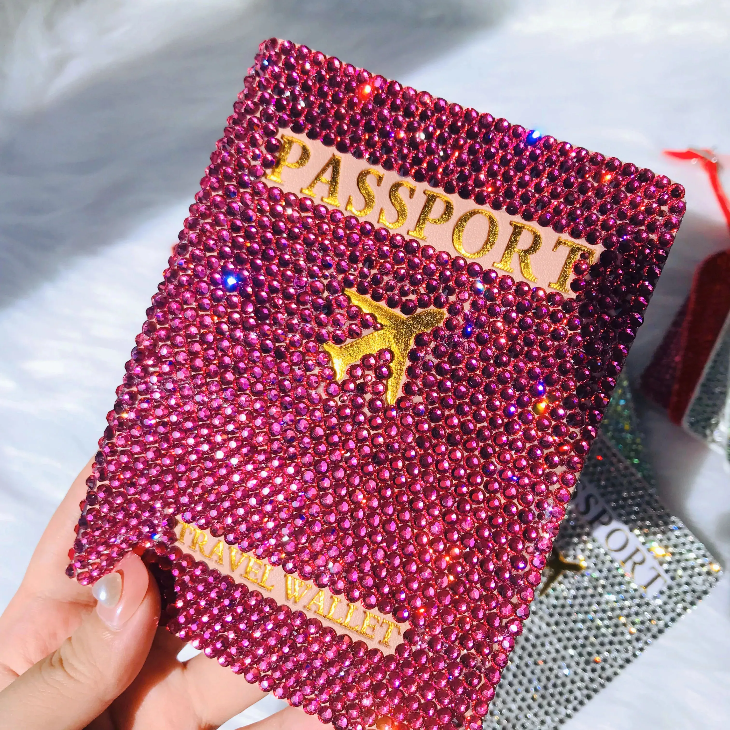 Bling Passport Holder/Luggage Tag