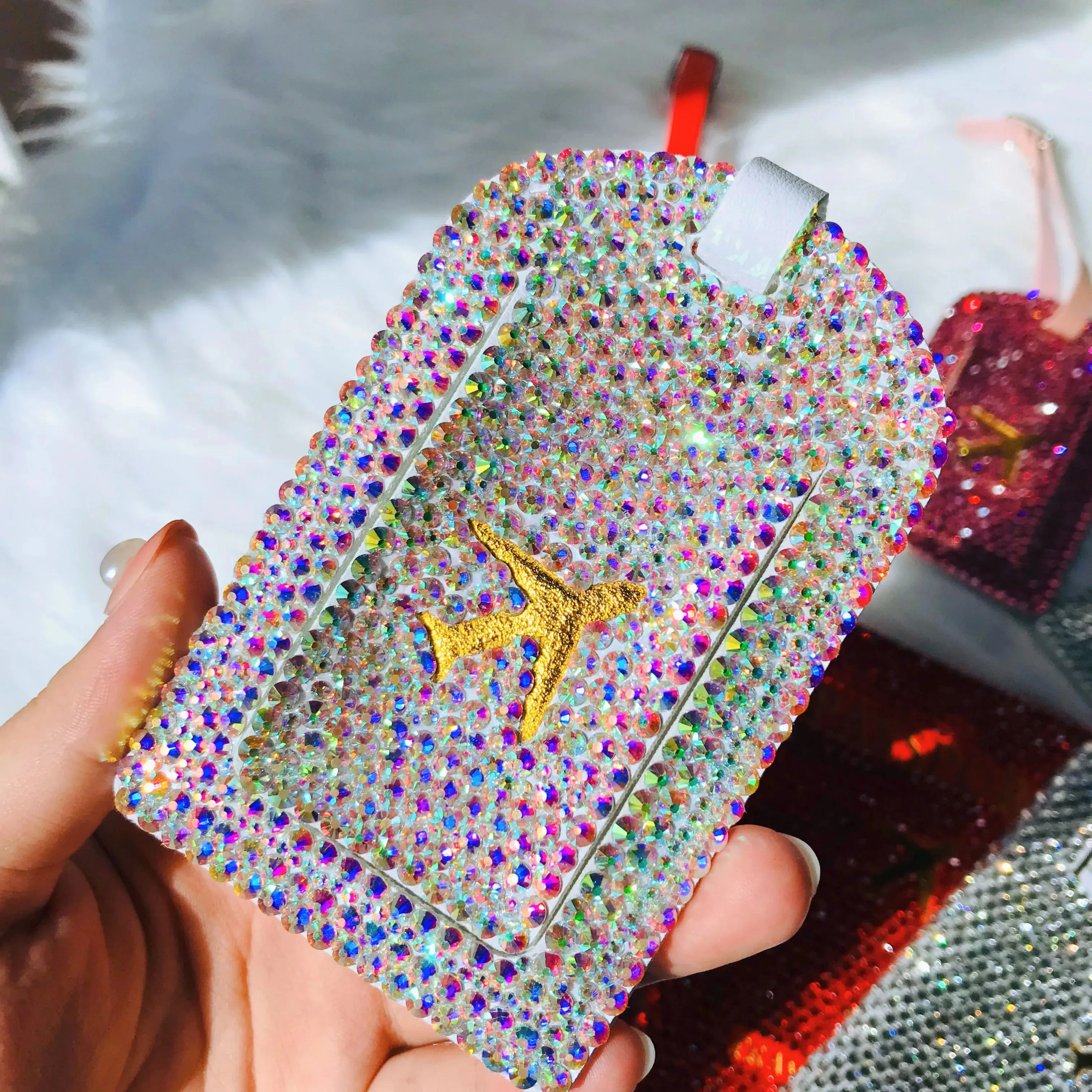 Bling Passport Holder/Luggage Tag