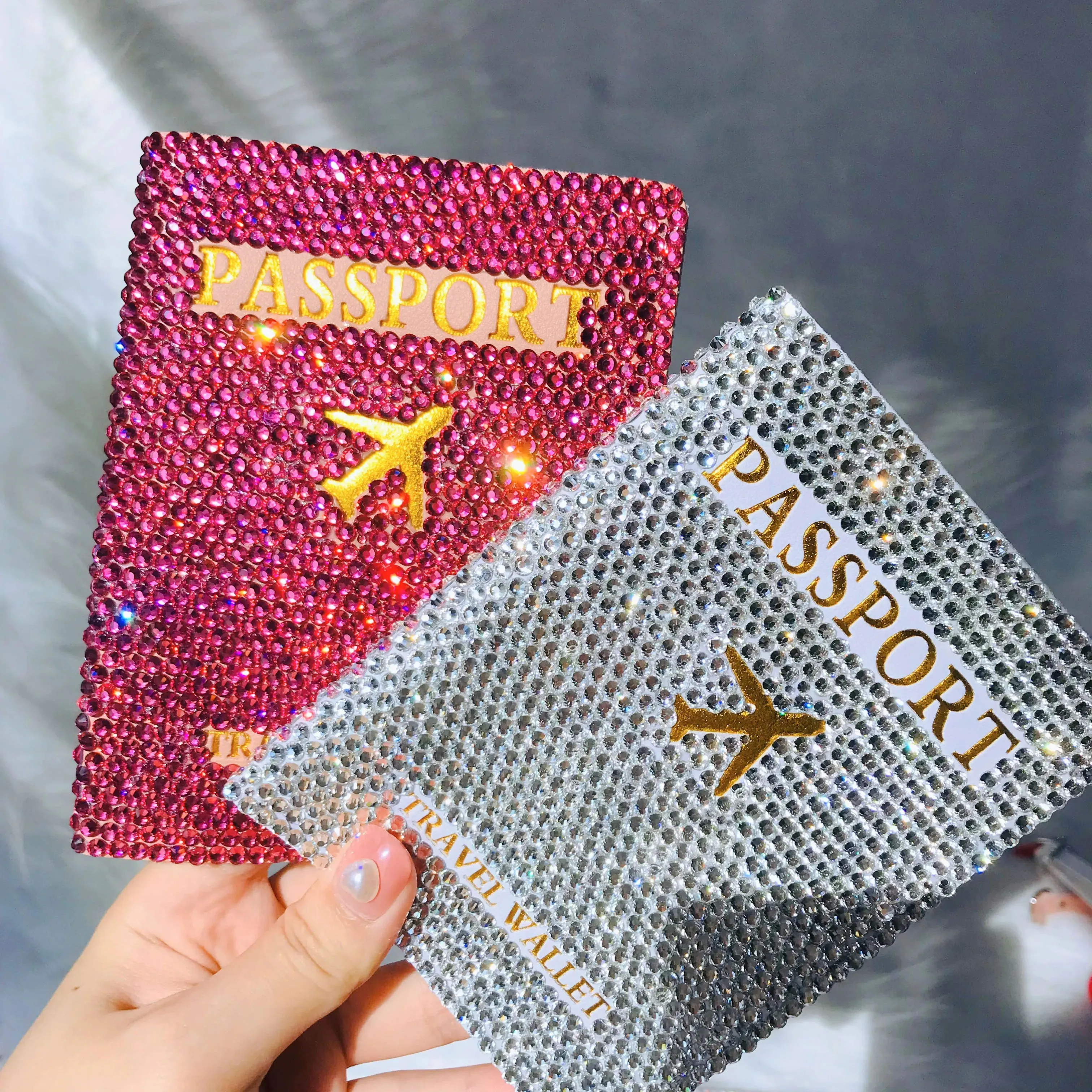 Bling Passport Holder/Luggage Tag