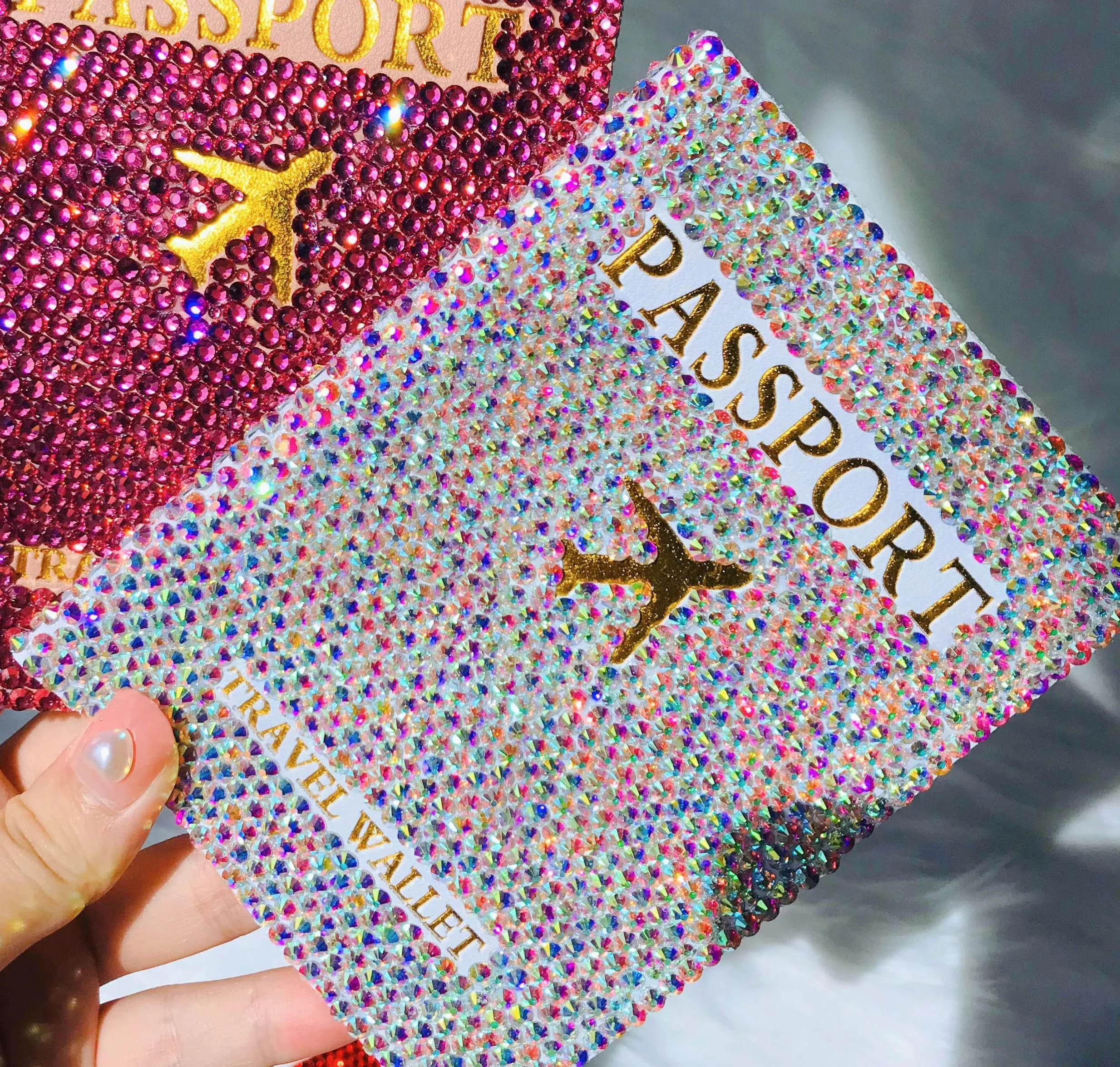 Bling Passport Holder/Luggage Tag