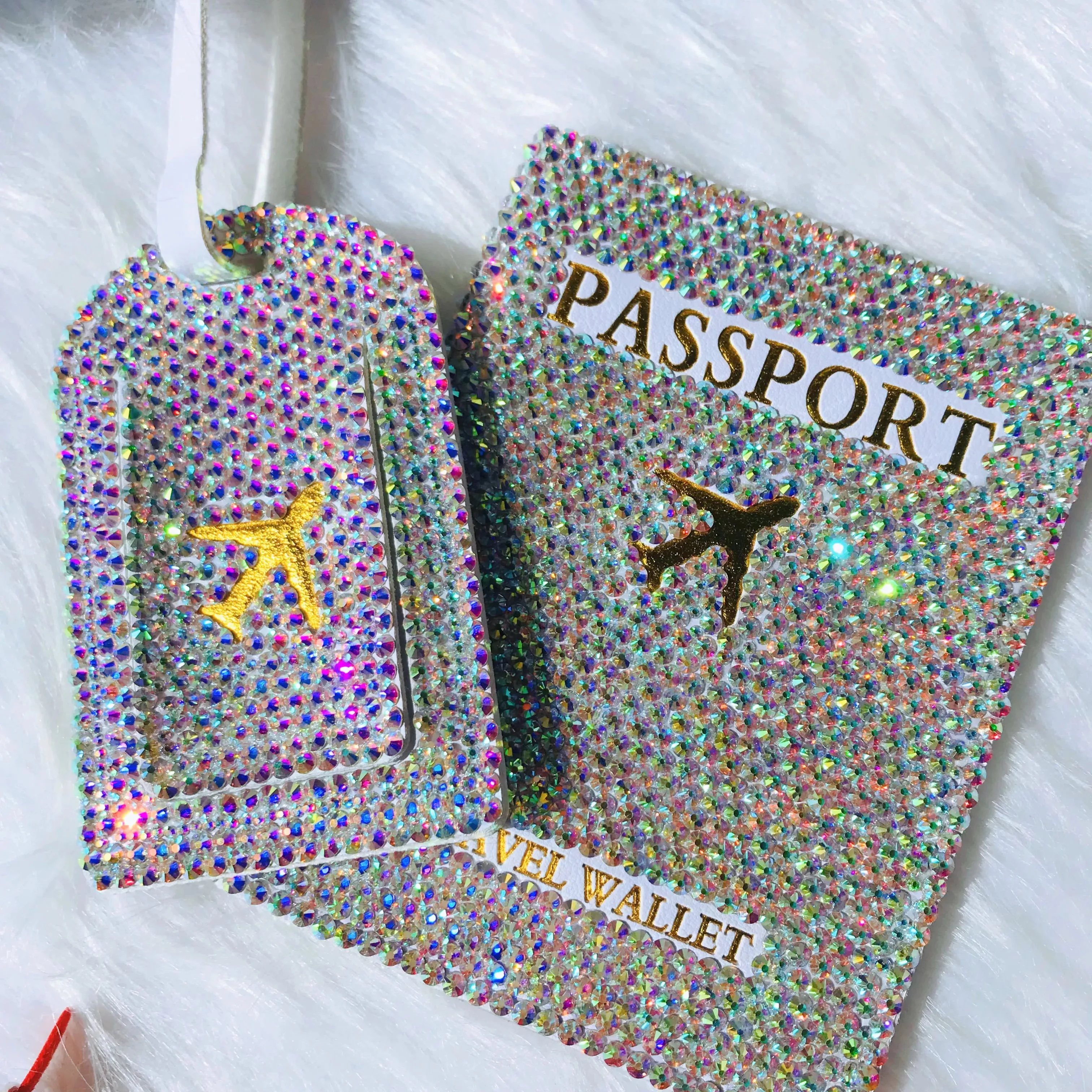 Bling Passport Holder/Luggage Tag