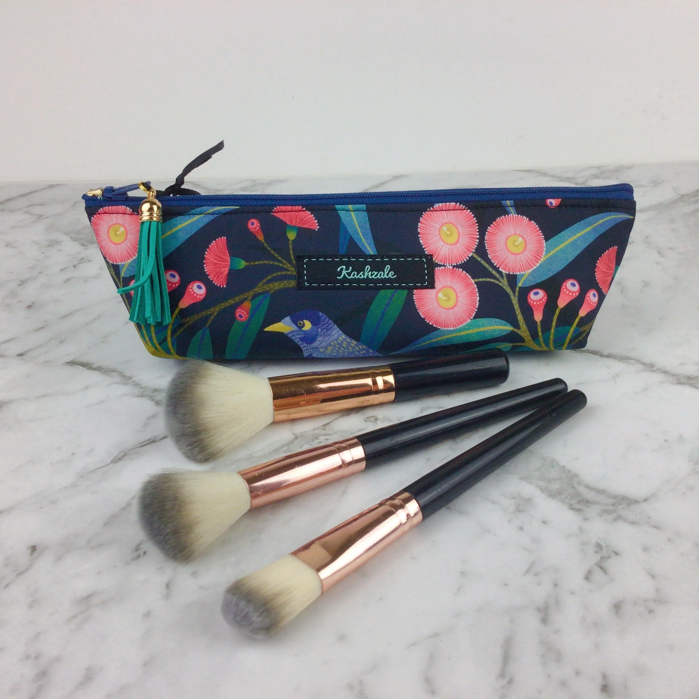 Blossom Bird Makeup Brush Bag.