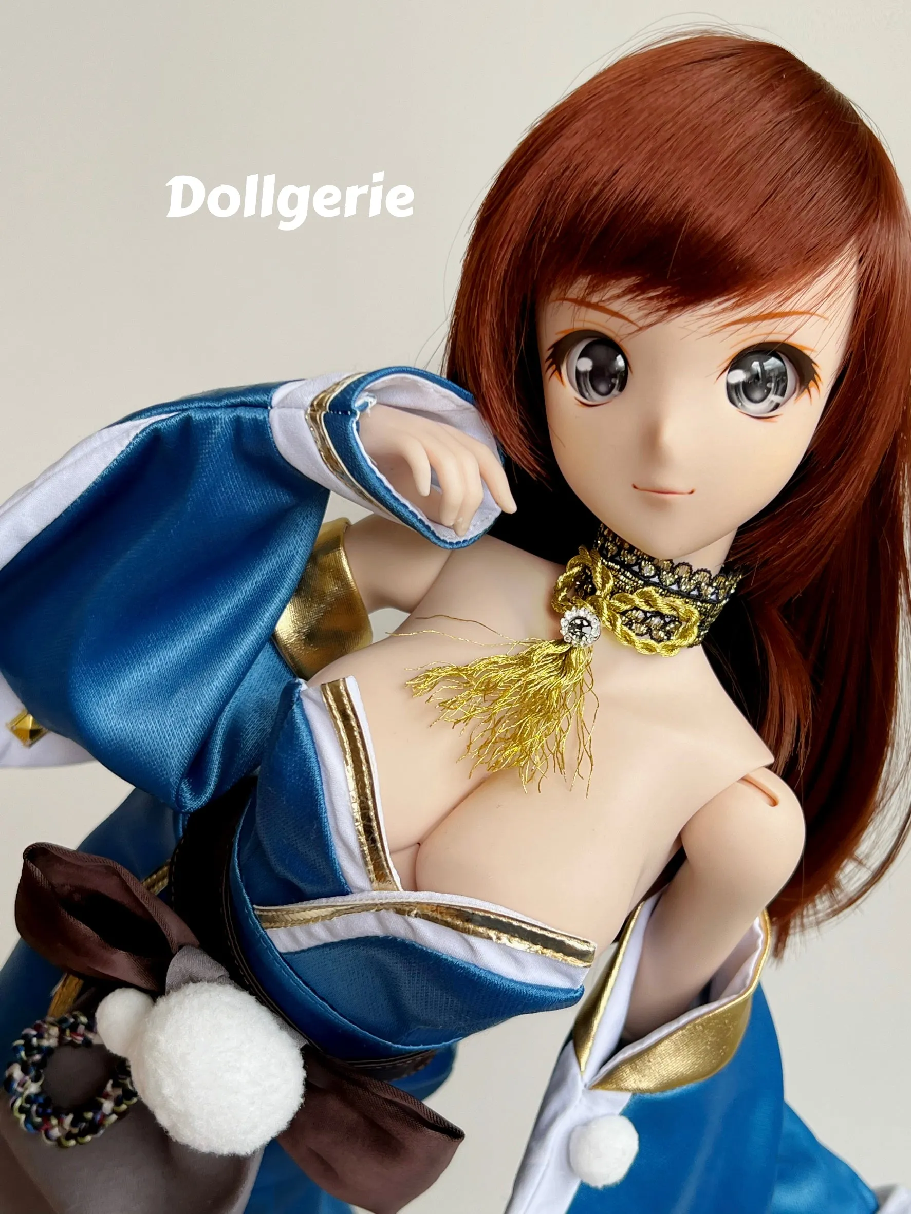 Blue Utahime Costume for SmartDoll or DD