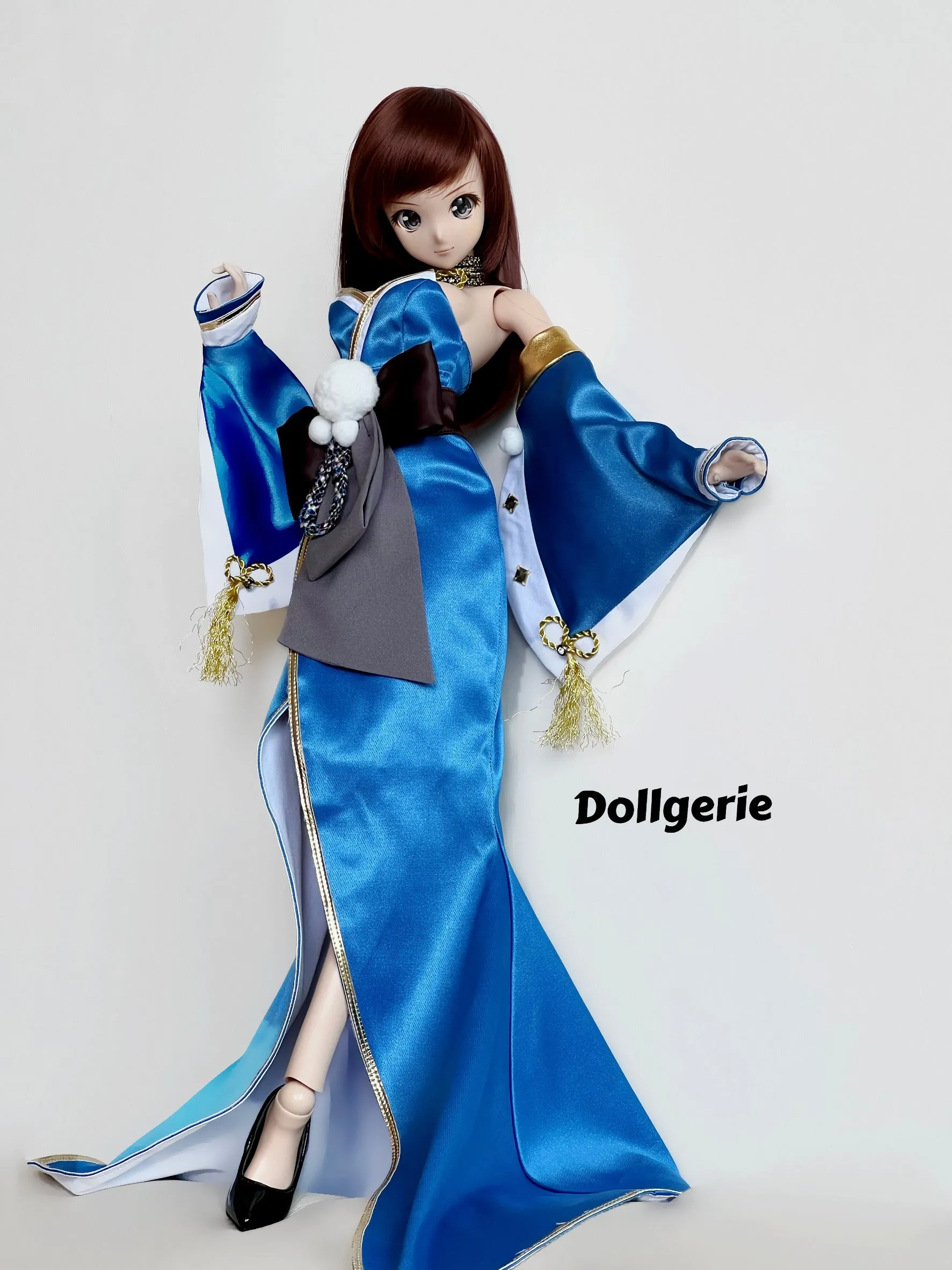 Blue Utahime Costume for SmartDoll or DD