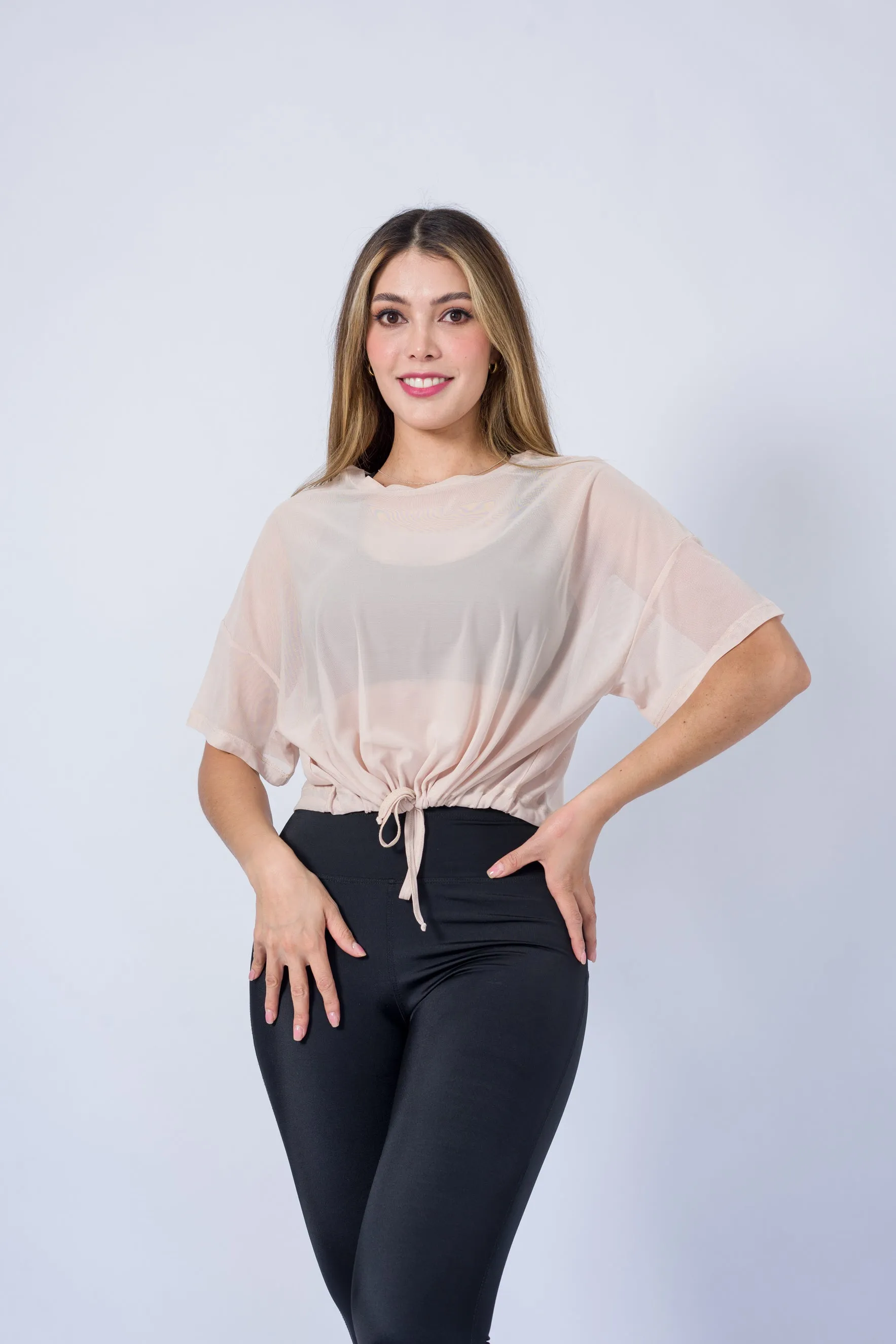 Blusa Mesh Jareta