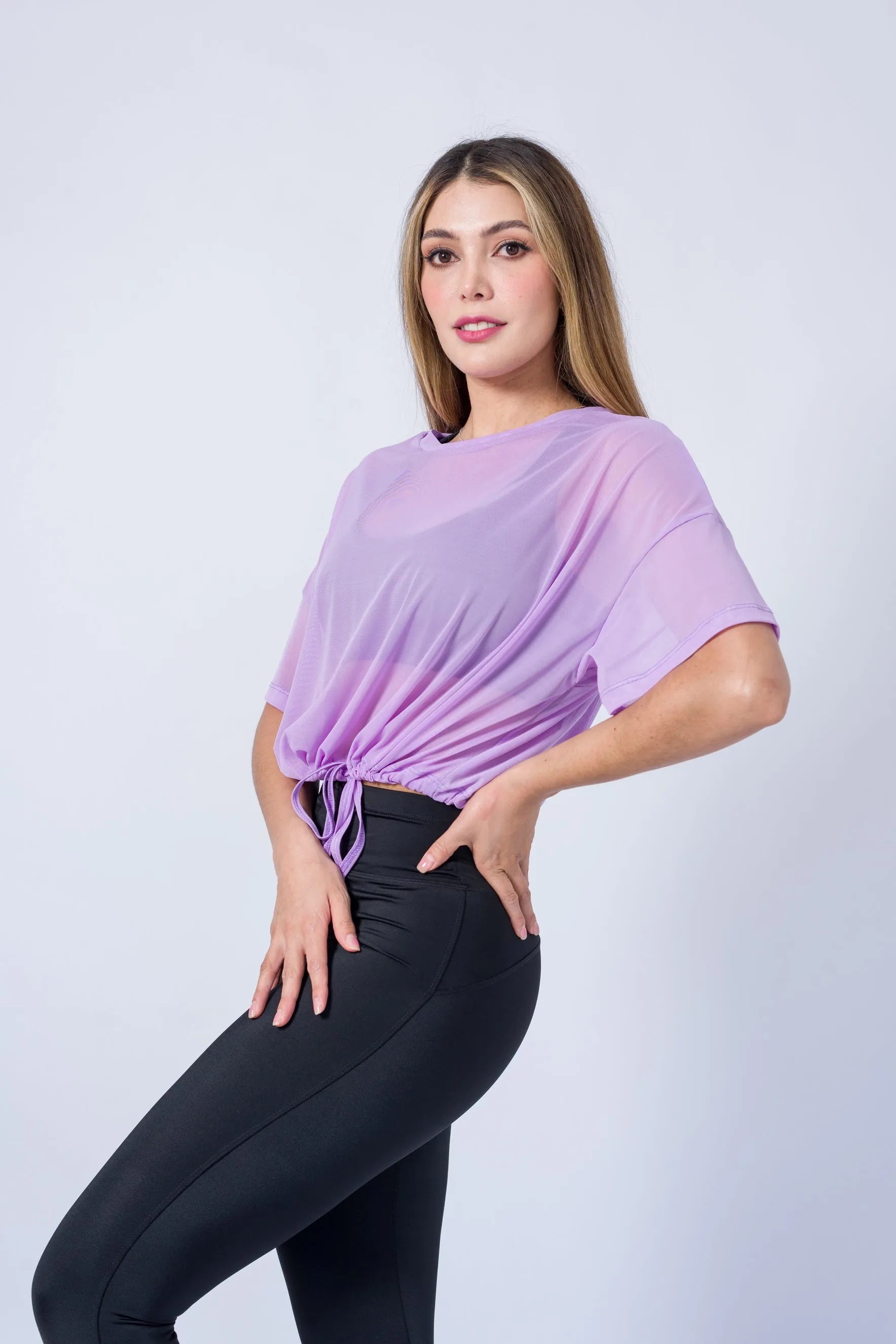 Blusa Mesh Jareta