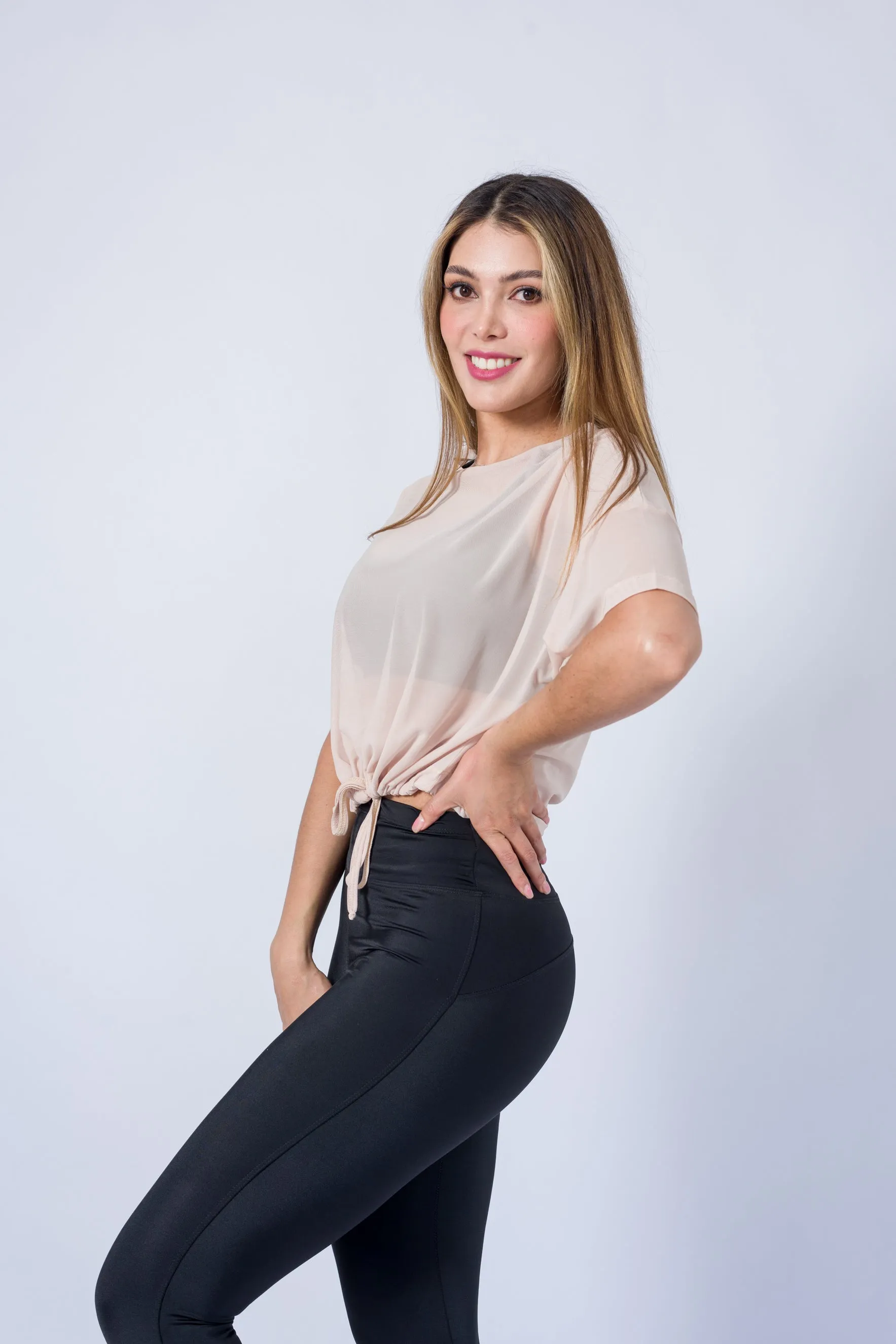 Blusa Mesh Jareta