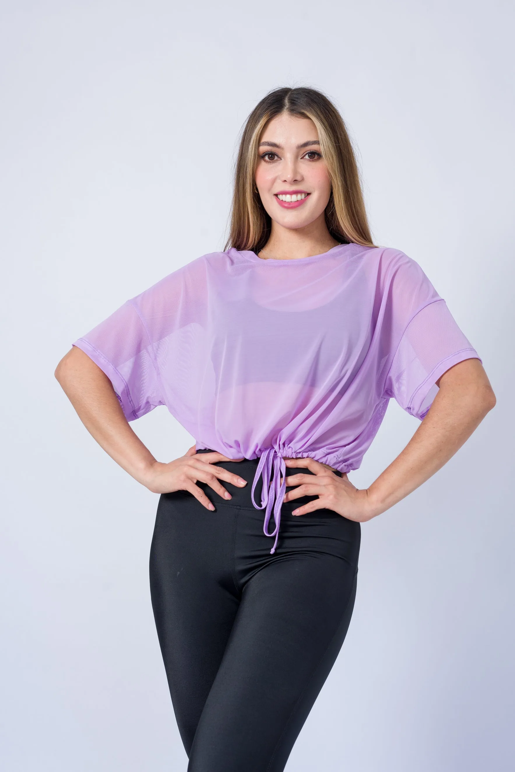 Blusa Mesh Jareta