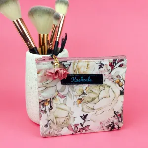 Blush Pink Floral Coin Purse.