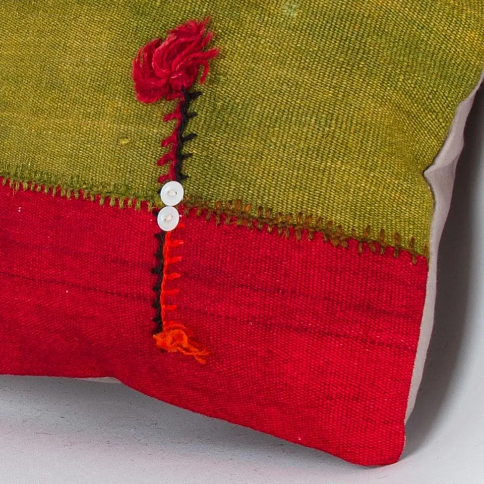 Bohemian Multiple Color Kilim Pillow Cover 16x16 7709