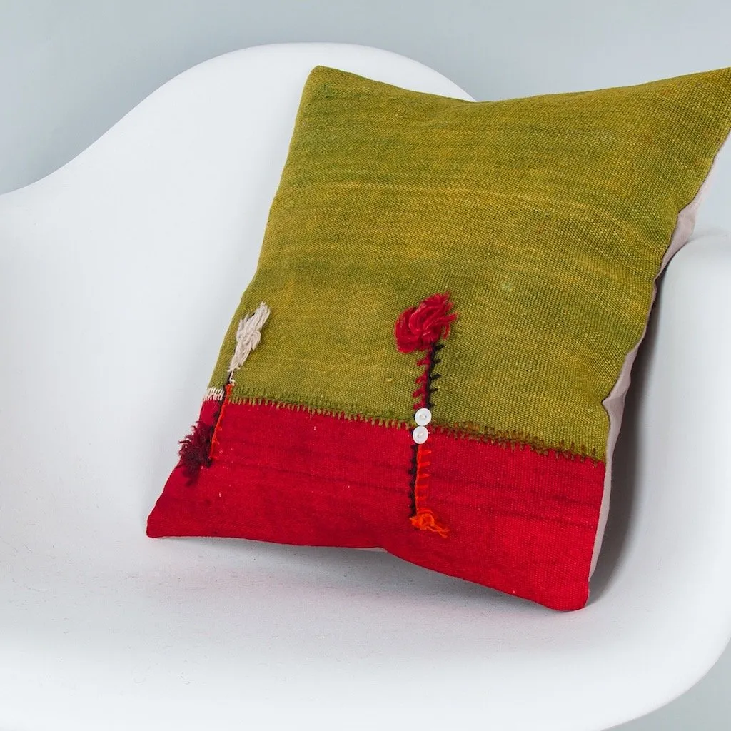 Bohemian Multiple Color Kilim Pillow Cover 16x16 7709