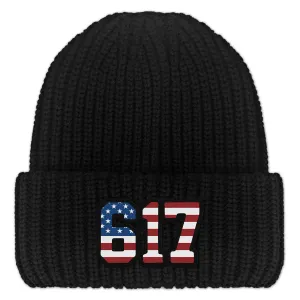 Boston 617 Stars & Stripes Chunky Knit