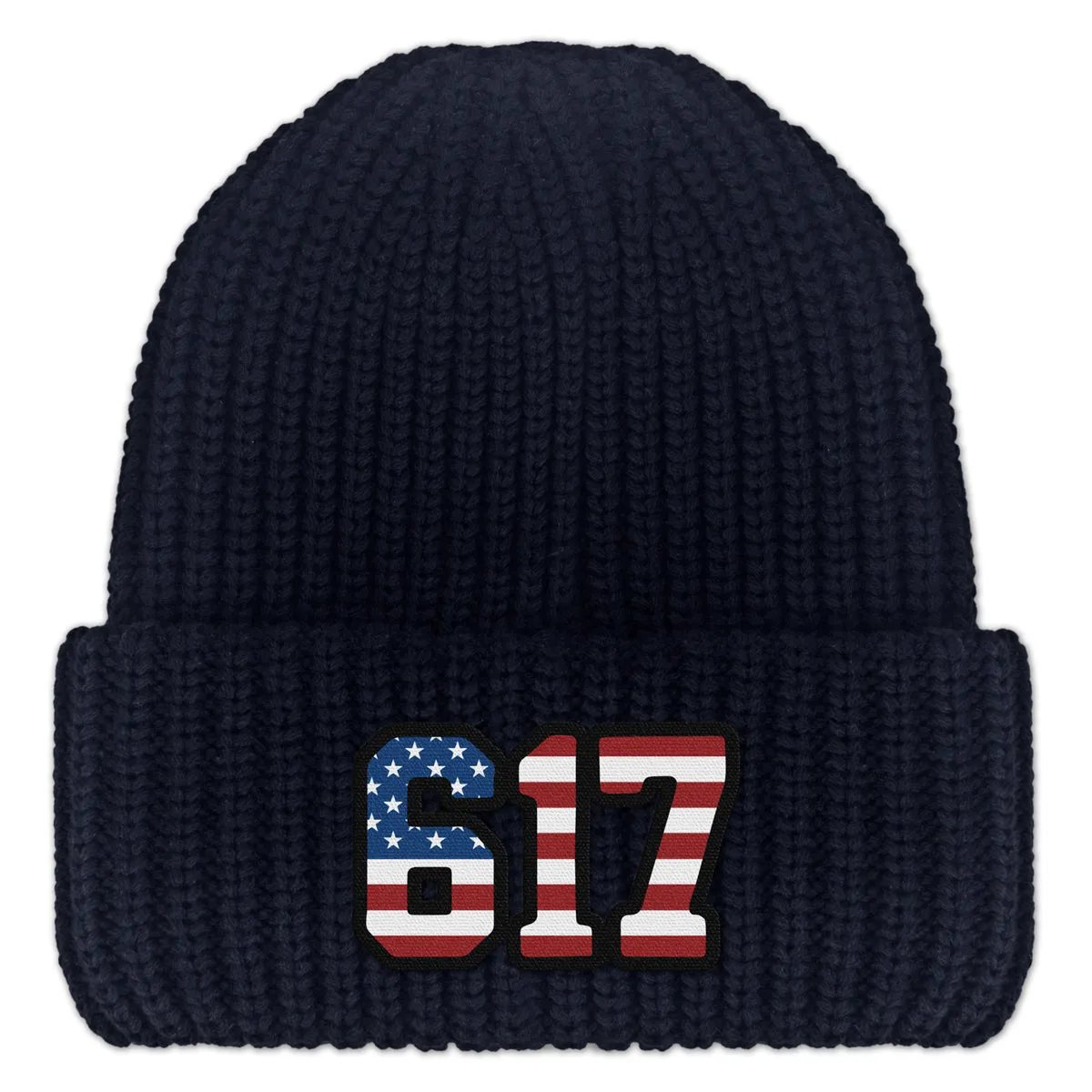 Boston 617 Stars & Stripes Chunky Knit