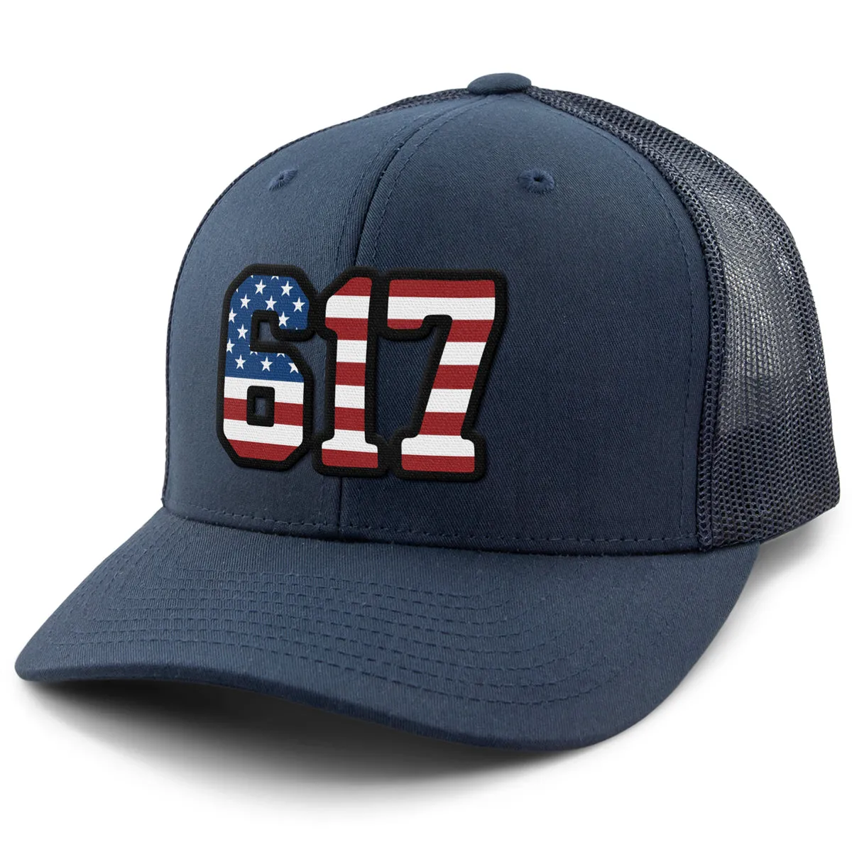 Boston 617 Stars & Stripes Classic Snapback Trucker