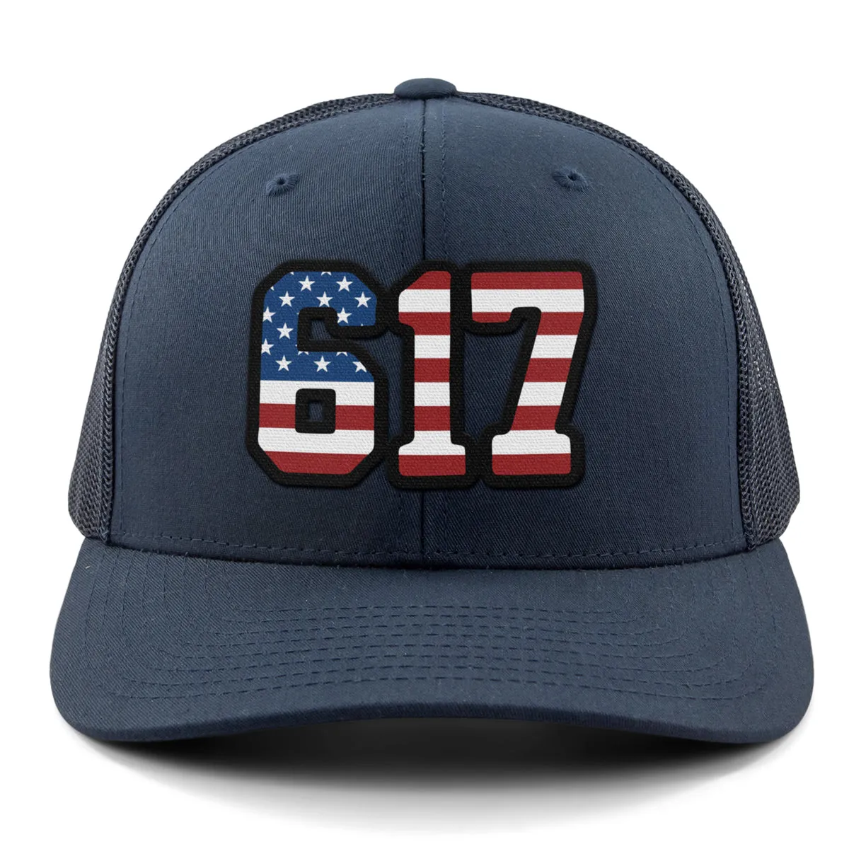 Boston 617 Stars & Stripes Classic Snapback Trucker