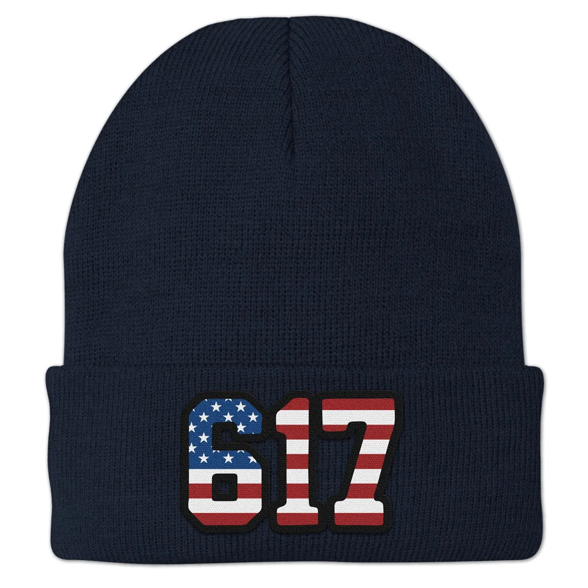 Boston 617 Stars & Stripes Cuff Knit