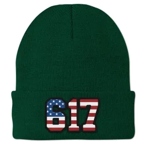 Boston 617 Stars & Stripes Cuff Knit