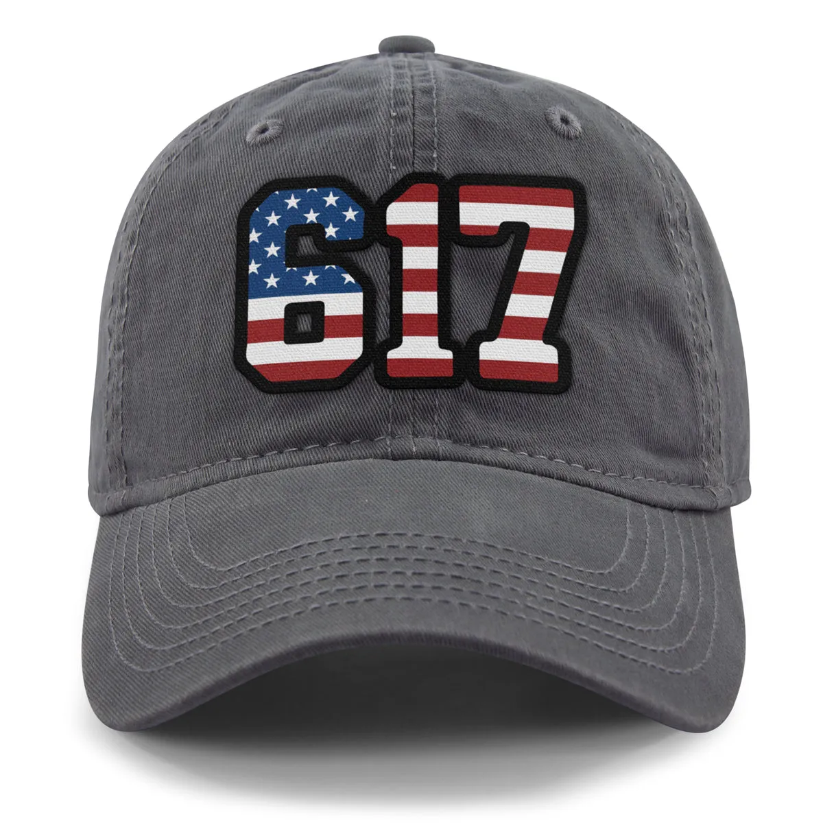 Boston 617 Stars & Stripes Dad Hat