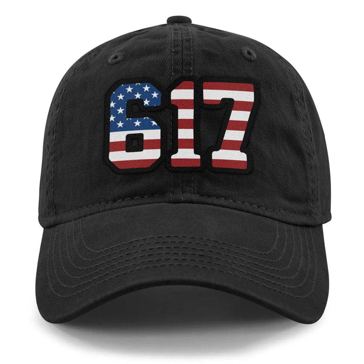 Boston 617 Stars & Stripes Dad Hat