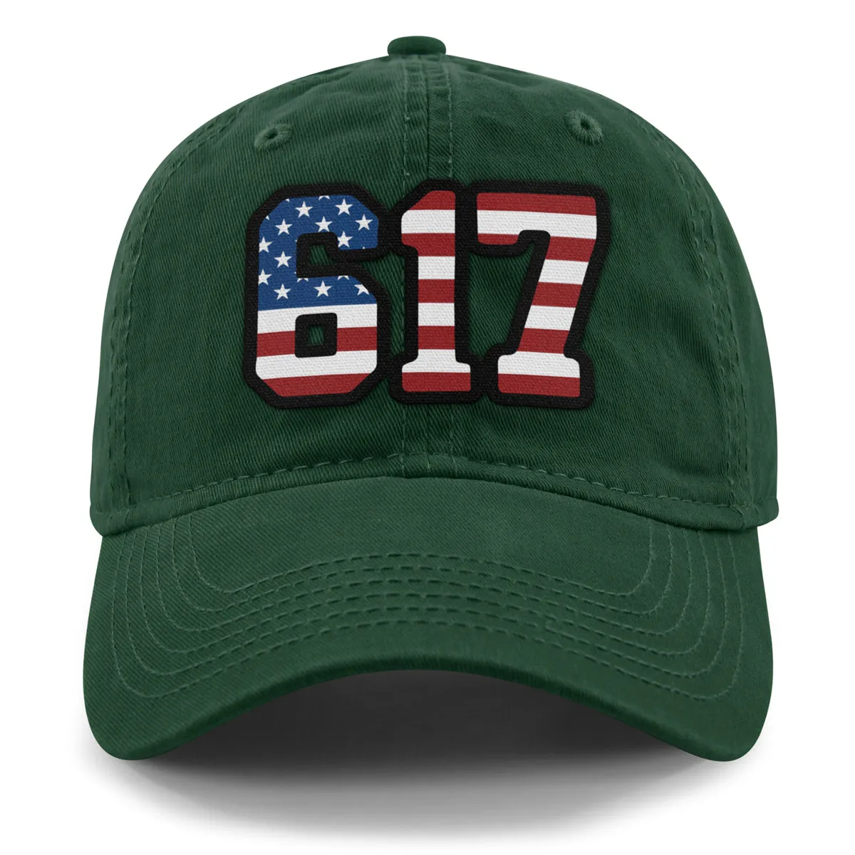 Boston 617 Stars & Stripes Dad Hat