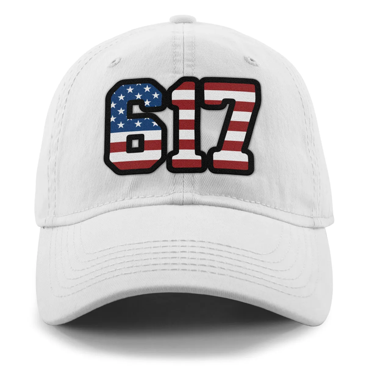 Boston 617 Stars & Stripes Dad Hat