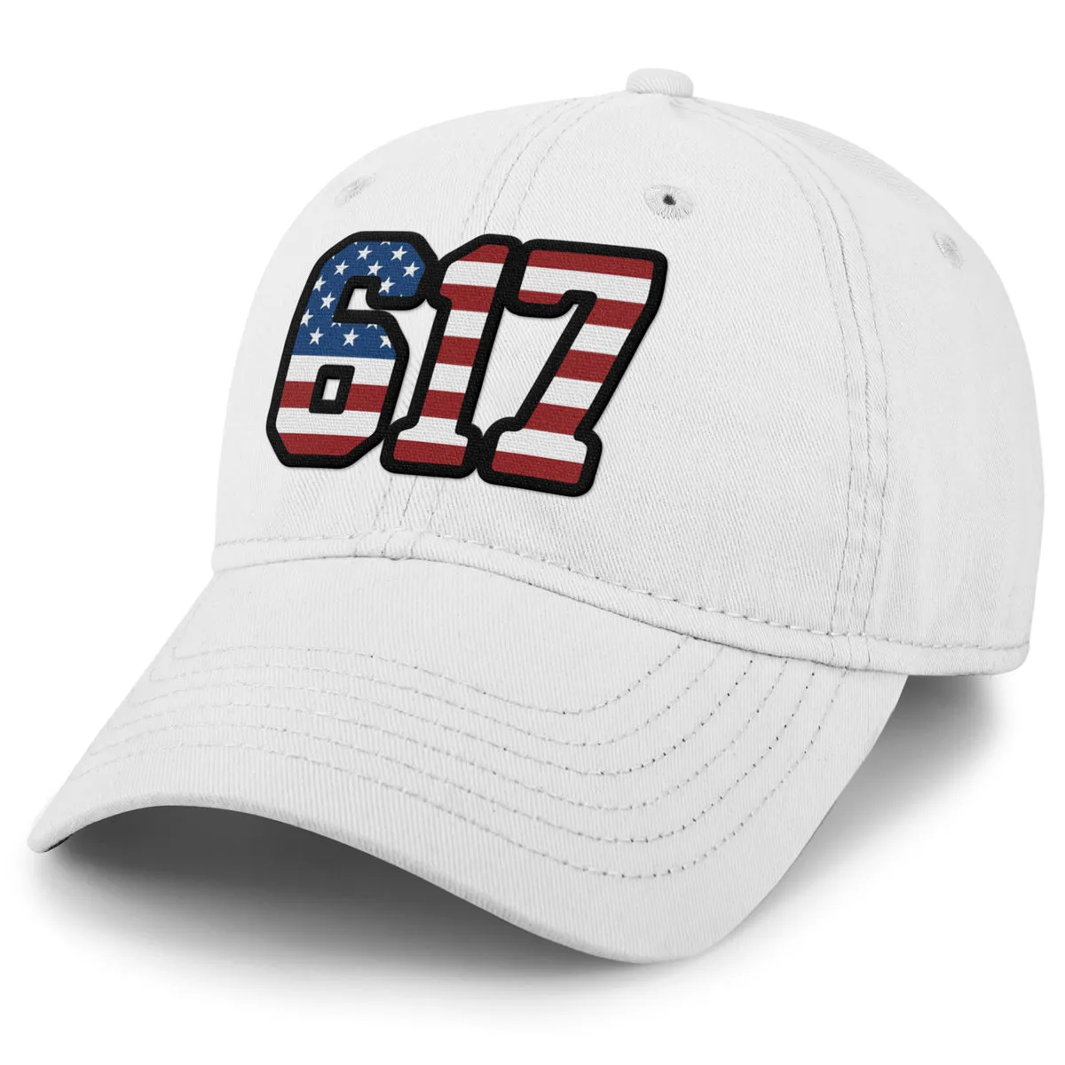 Boston 617 Stars & Stripes Dad Hat