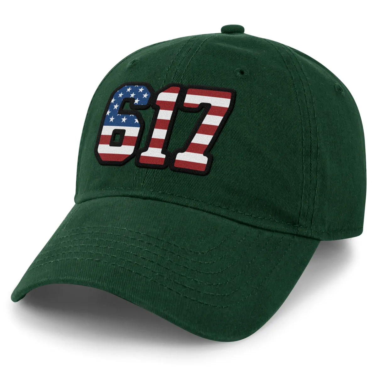 Boston 617 Stars & Stripes Dad Hat