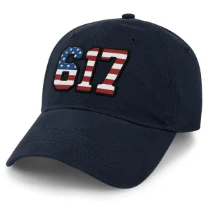 Boston 617 Stars & Stripes Dad Hat