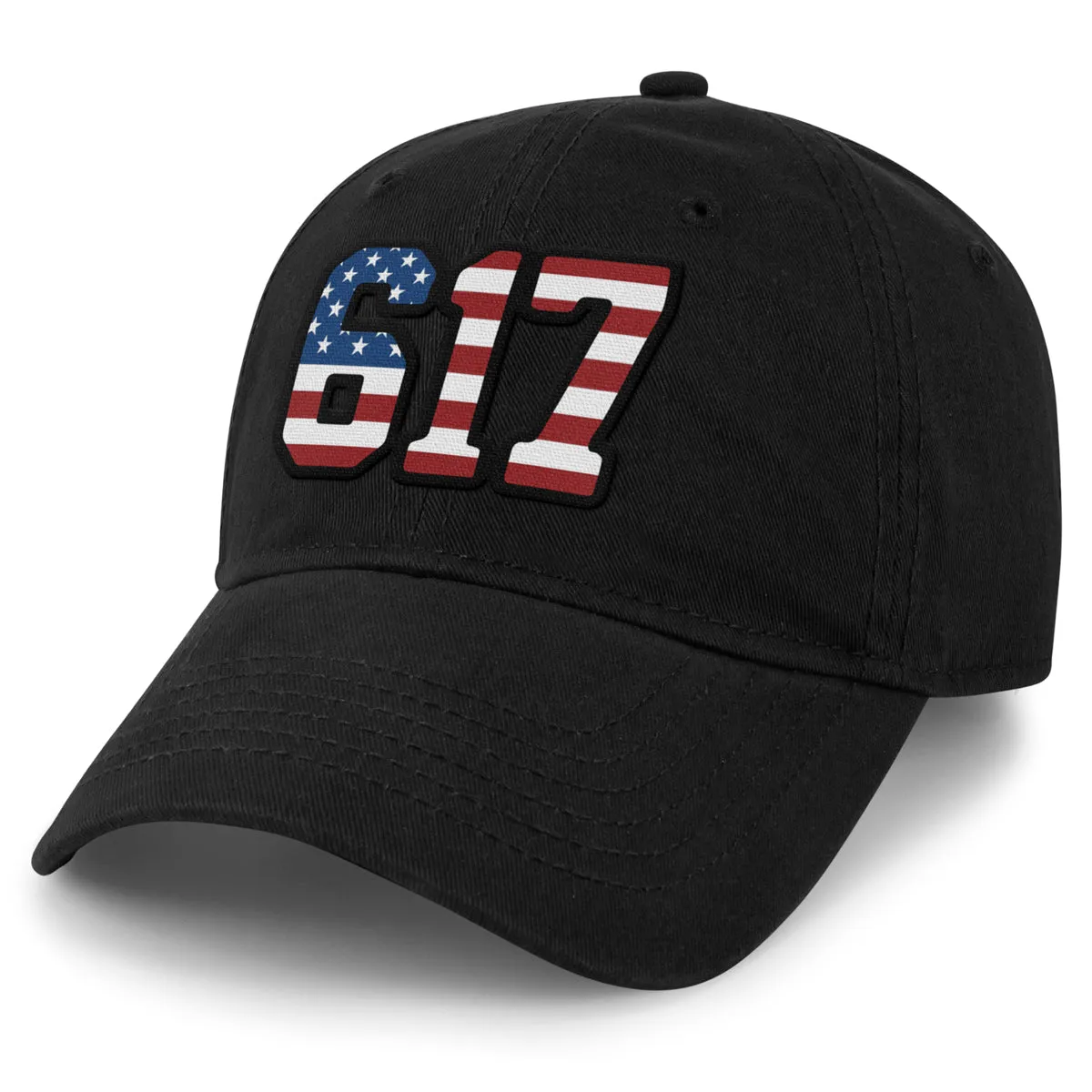 Boston 617 Stars & Stripes Dad Hat