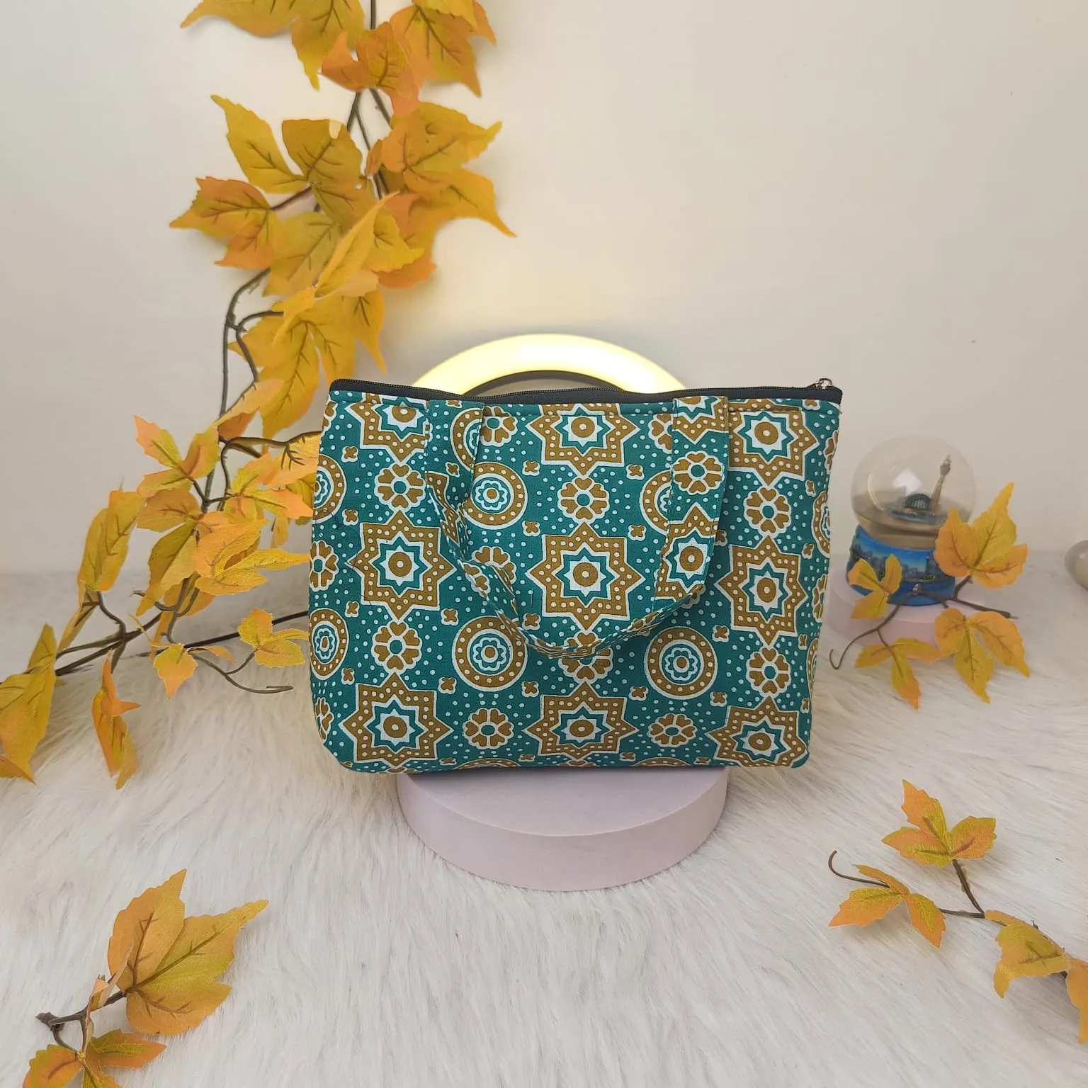 Bristlefront everyday handy bags Green With Mustered Colour