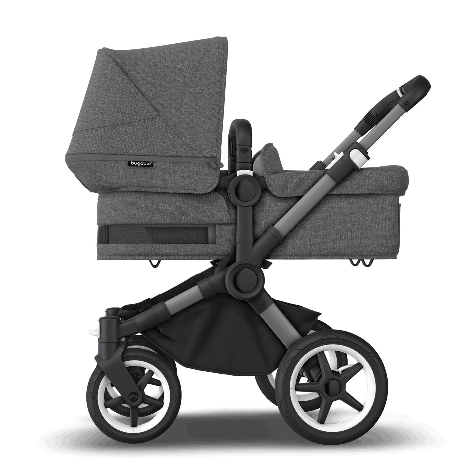 Bugaboo Donkey 5 Mono Cloud T Travel System in Grey Mélange