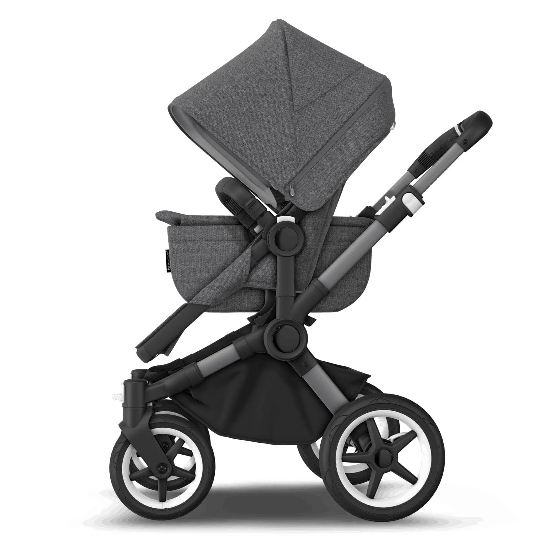 Bugaboo Donkey 5 Mono Cloud T Travel System in Grey Mélange