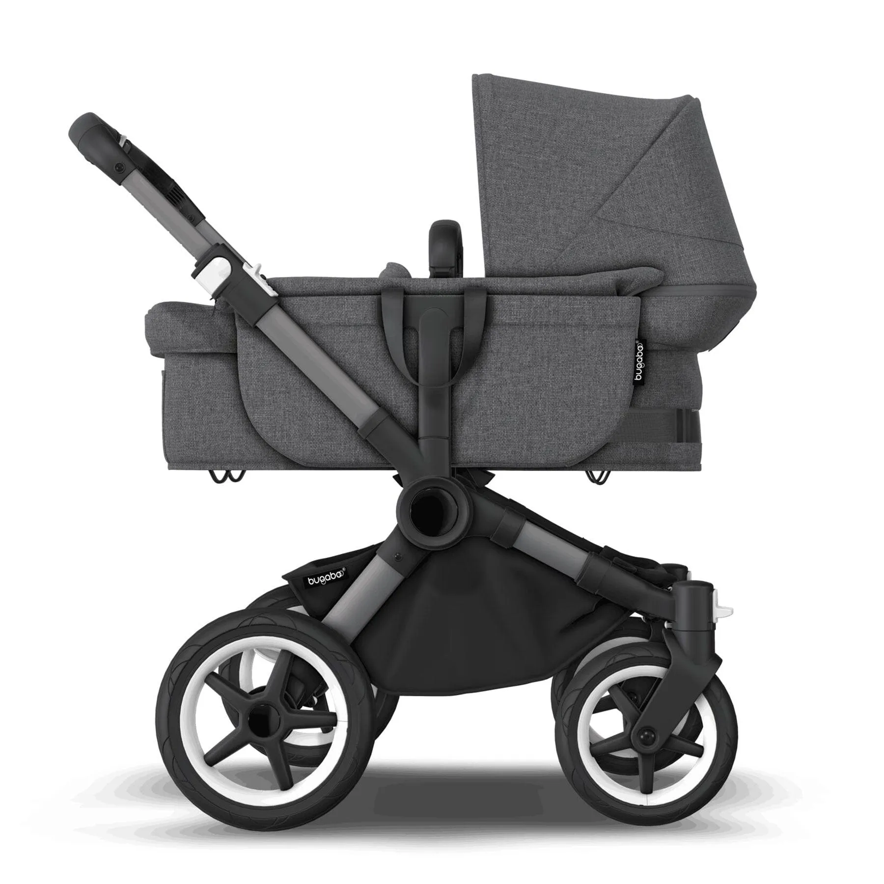 Bugaboo Donkey 5 Mono Cloud T Travel System in Grey Mélange