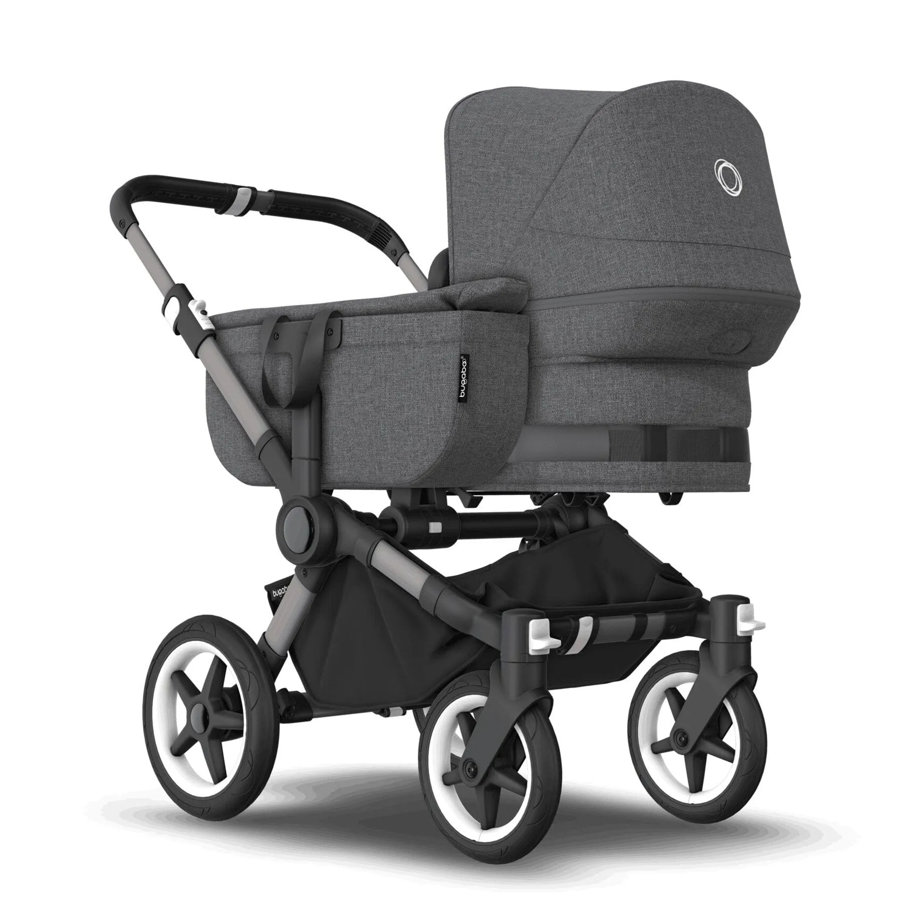 Bugaboo Donkey 5 Mono Cloud T Travel System in Grey Mélange