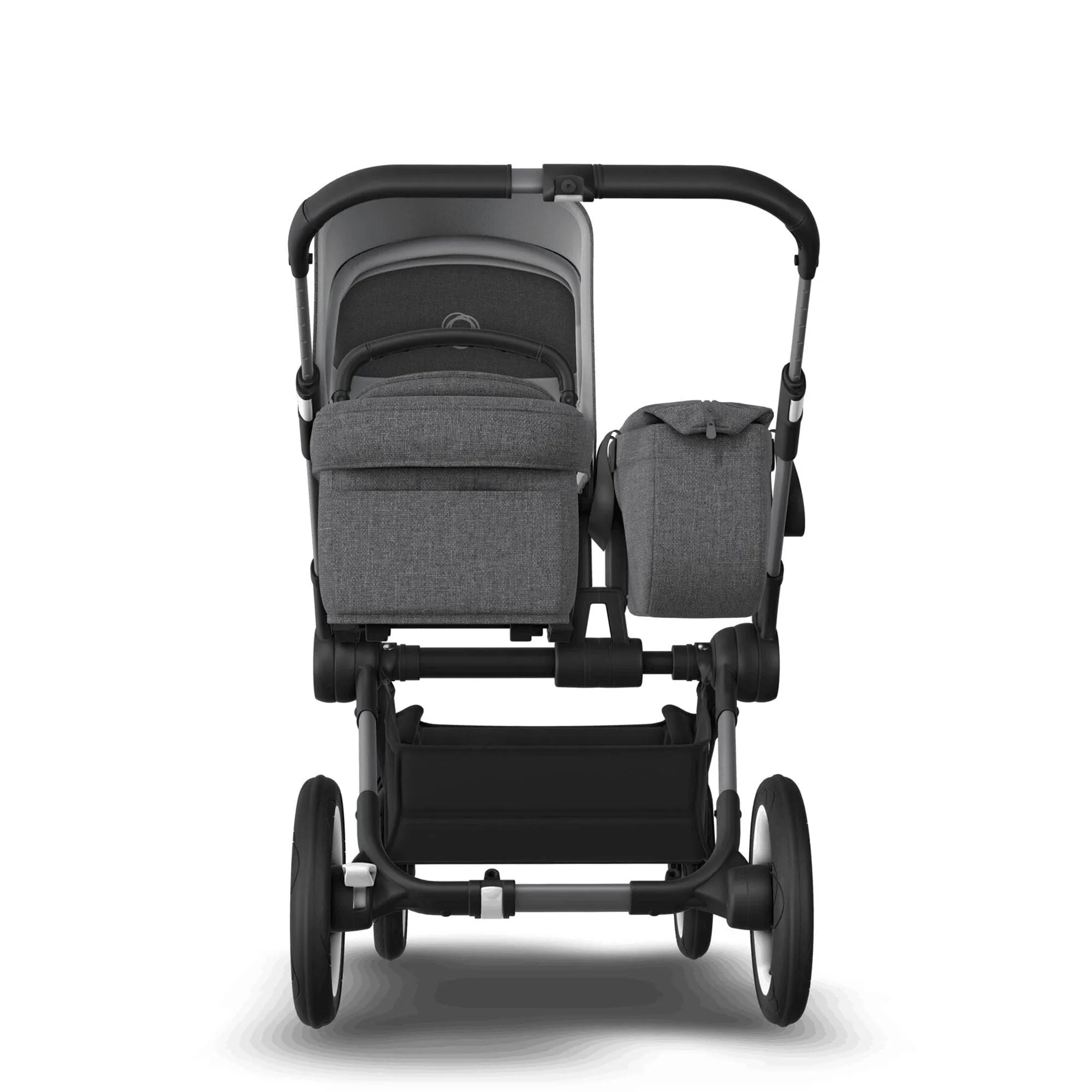 Bugaboo Donkey 5 Mono Cloud T Travel System in Grey Mélange