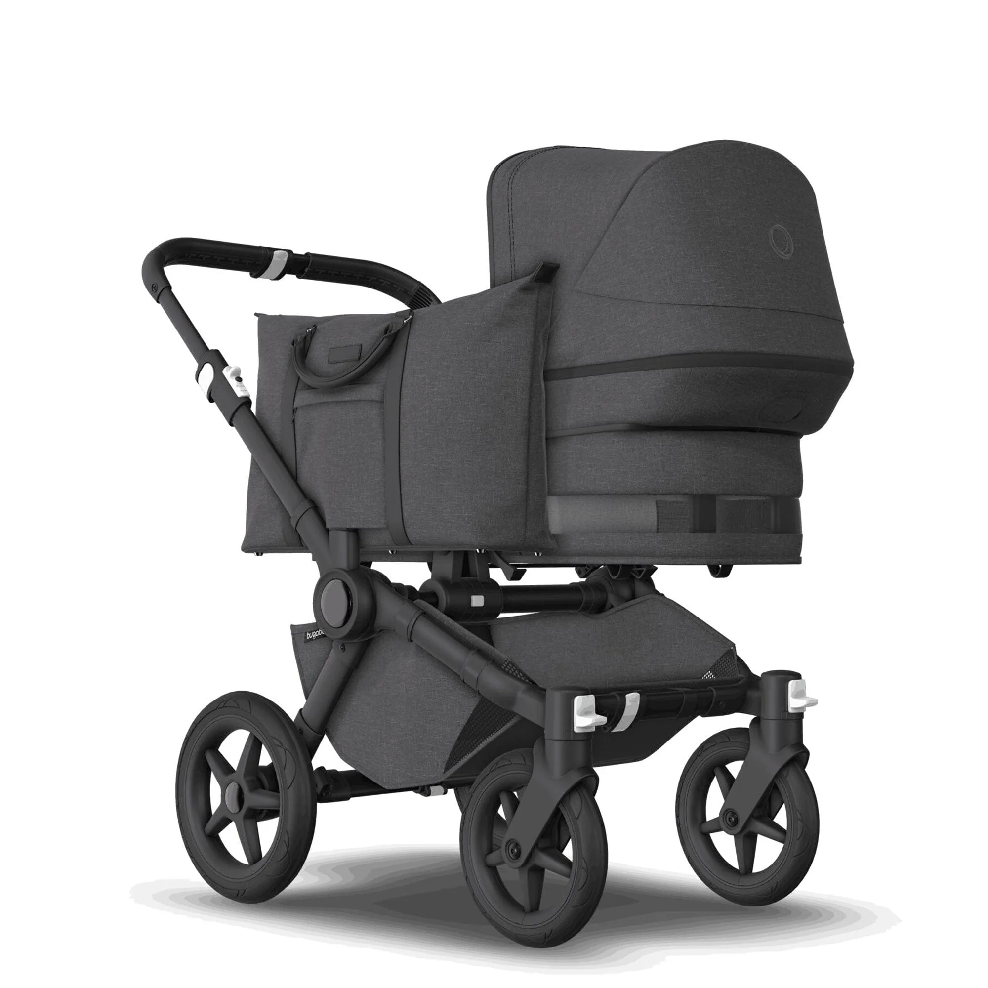 Bugaboo Donkey 5 Mono Cloud T Travel System in Grey Mélange
