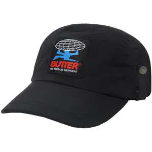 Butter Goods All Terrain 4 Panel Flap Cap Black