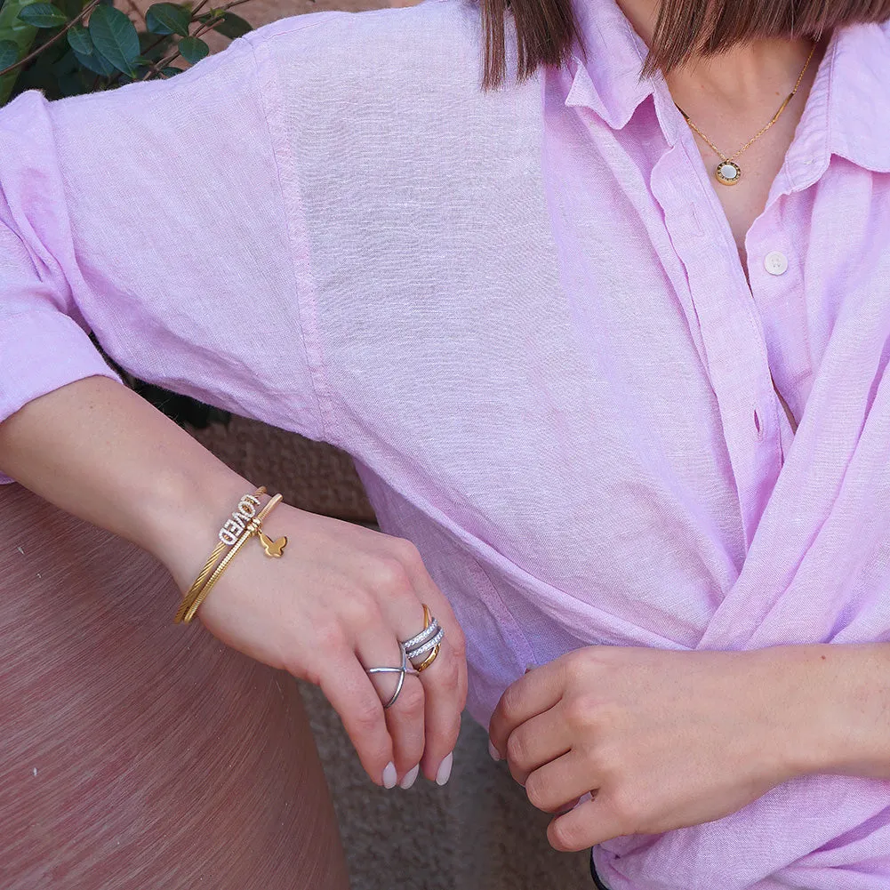 Butterfly Snake Chain Bracelet