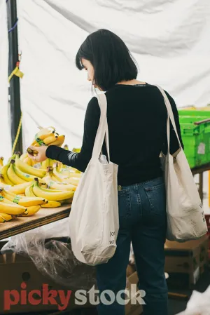 Buying bananas