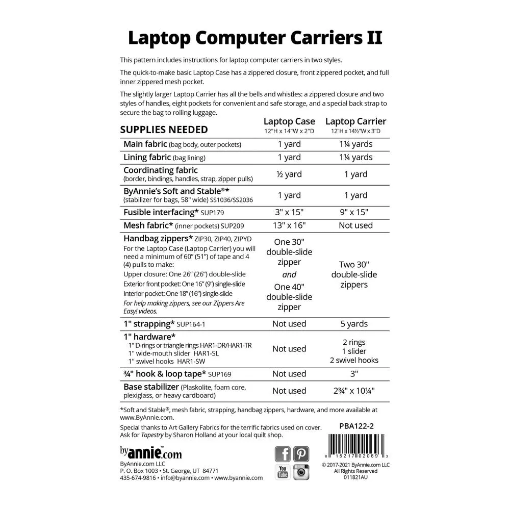 ByAnnie Laptop Computer Carrier 2.0 Pattern