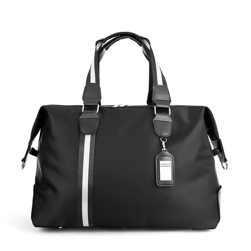Cabin-Ready Multifunction Travel Duffel Gym Duffel - Black/Blue - One Size