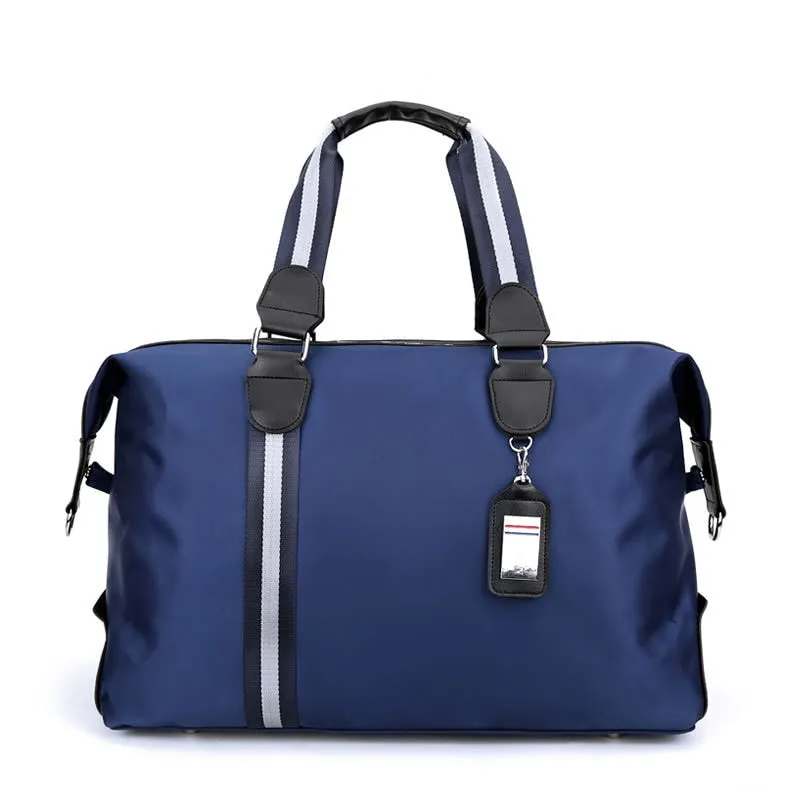 Cabin-Ready Multifunction Travel Duffel Gym Duffel - Black/Blue - One Size